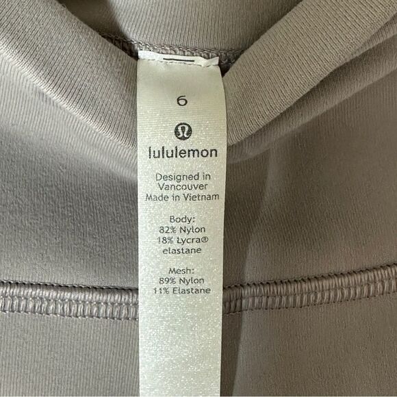 Lululemon Wunder Under Pant High-Rise Tech Mesh 28" Dark Chrome Leggings 6 - Picture 6 of 8